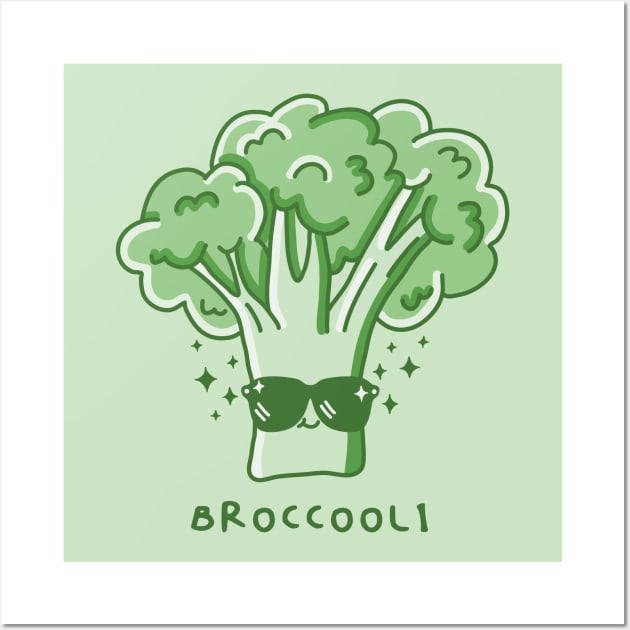 BrocCooli | Funny Broccoli Wall Art by krimons